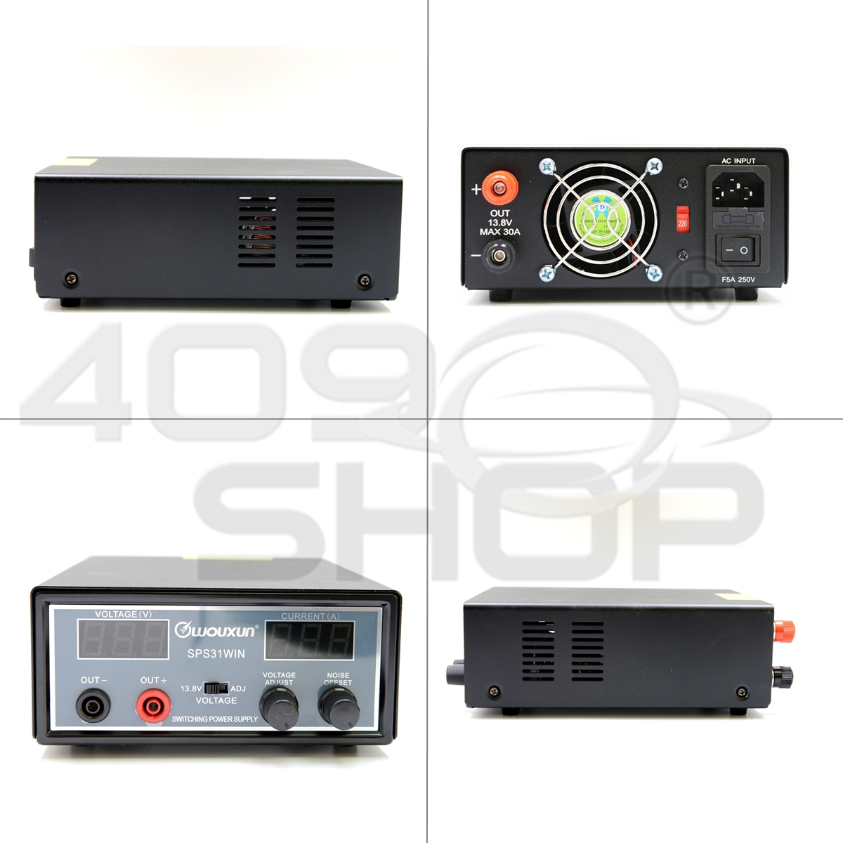 SPS31WIN 110V & 220V 30A WOUXUN Switching Power Supply with LCD:30A >8V-15V(13.8VDC)