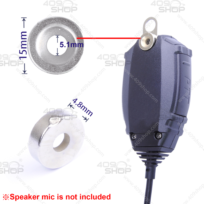 2pcs x Microphone holder Magnet Ring Yeasu FT-7800R、FT-8800R、FT-8900R