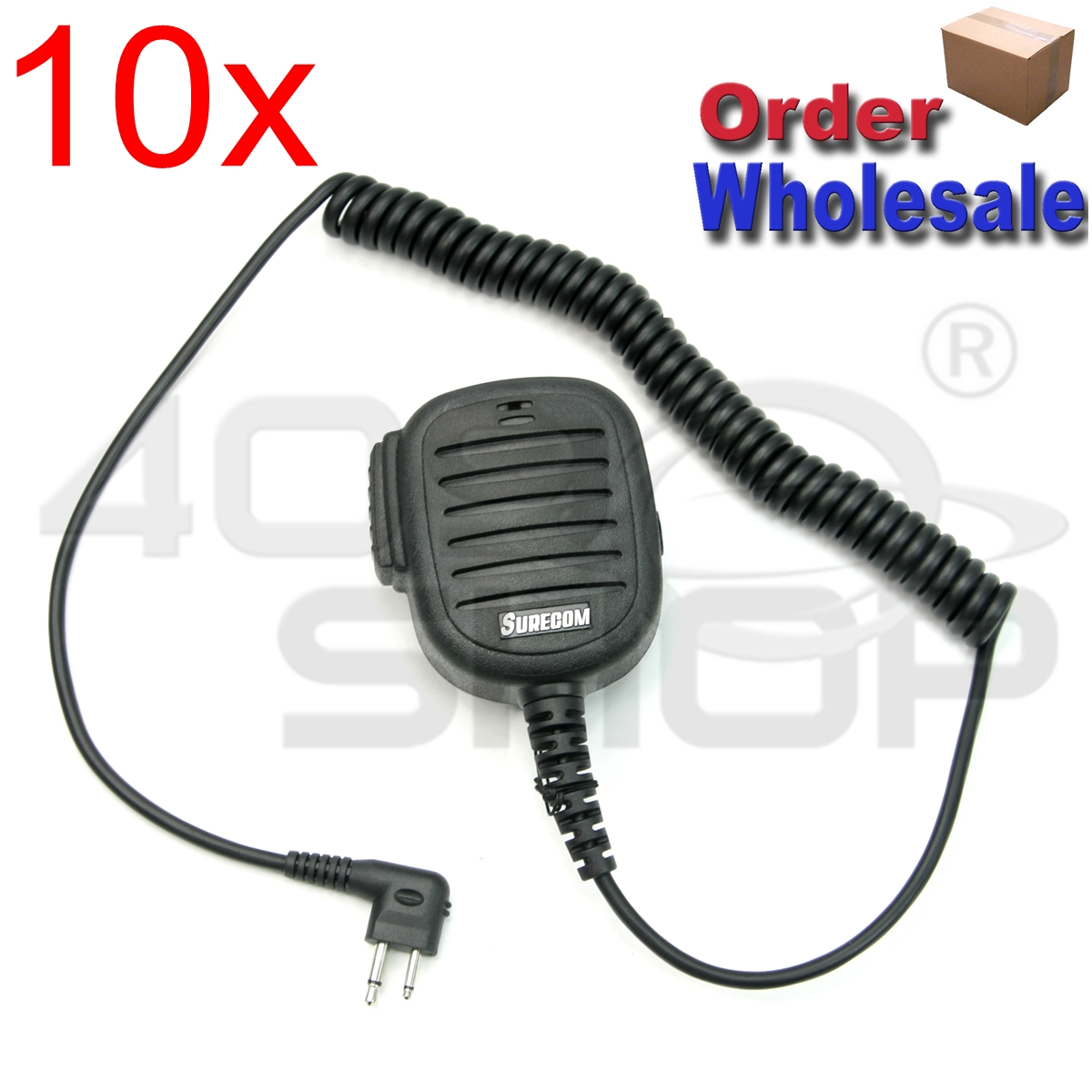 10x SURECOM Speaker Mic FOR MOTOROLA T450LS ECP100 GP68