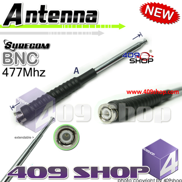 SURECOM Telescopic Antenna 477Mhz