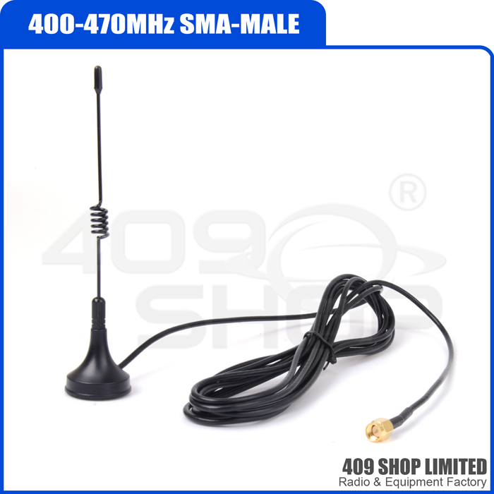 J-NUODA 400-470MHz SMA-MALE boost the signal to extend the 3m Mini Antenna