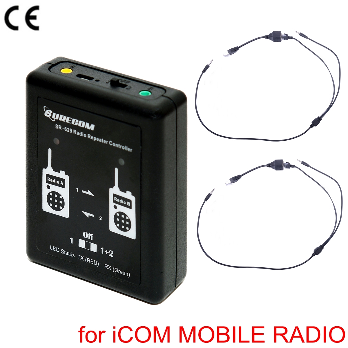 SURECOM SR-629 2 in 1 Duplex Repeater Controller For iCOM Car Radio