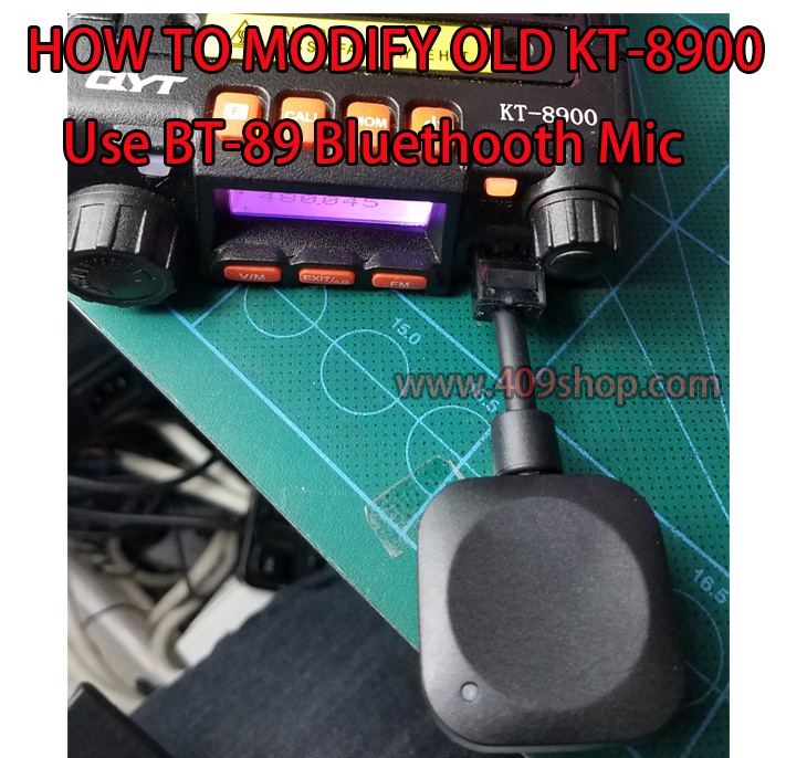 QYT BT 89 Handheld Wireless Bluetooth Microphone For KT 8900D KT