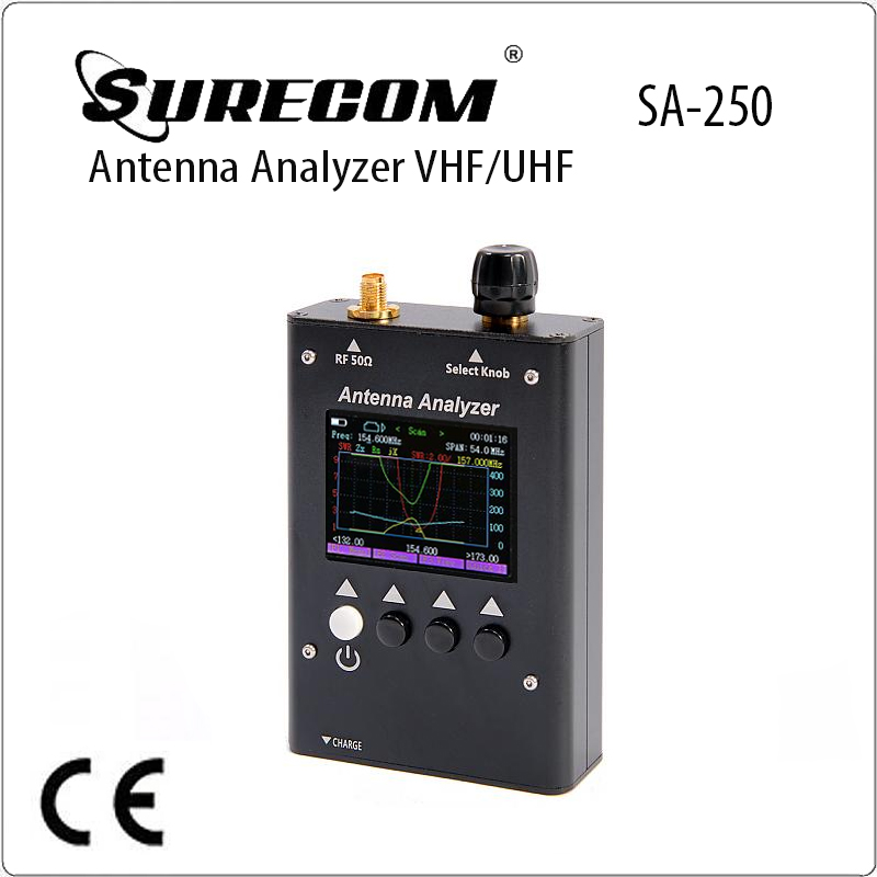 SURECOM SA160 0.3-60MHz Colour Graphic Antenna Analyzer