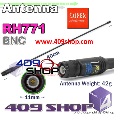 TAIWAN GOODS SUPER G-RH771BNC Antenna 144/430MHZ