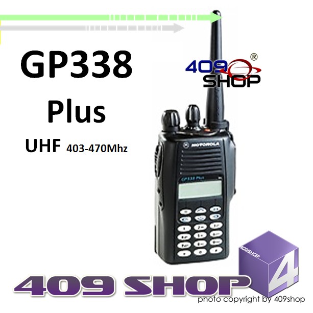 Motorola GP338 Plus UHF 403-470Mhz Portable Transceiver 409shop 