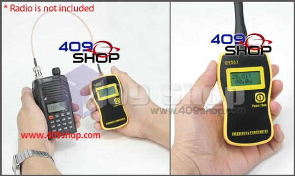 GY561 Mini Handheld Frequency Counter Meter Power Measuring for Two-way Ra M6Y4 