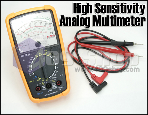 KTI High Sensitivity Analog Multimeter KT-7244  409shop,walkie-talkie,Handheld Transceiver- Radio