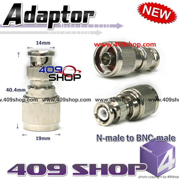 Adaptor N-male to BNC-male