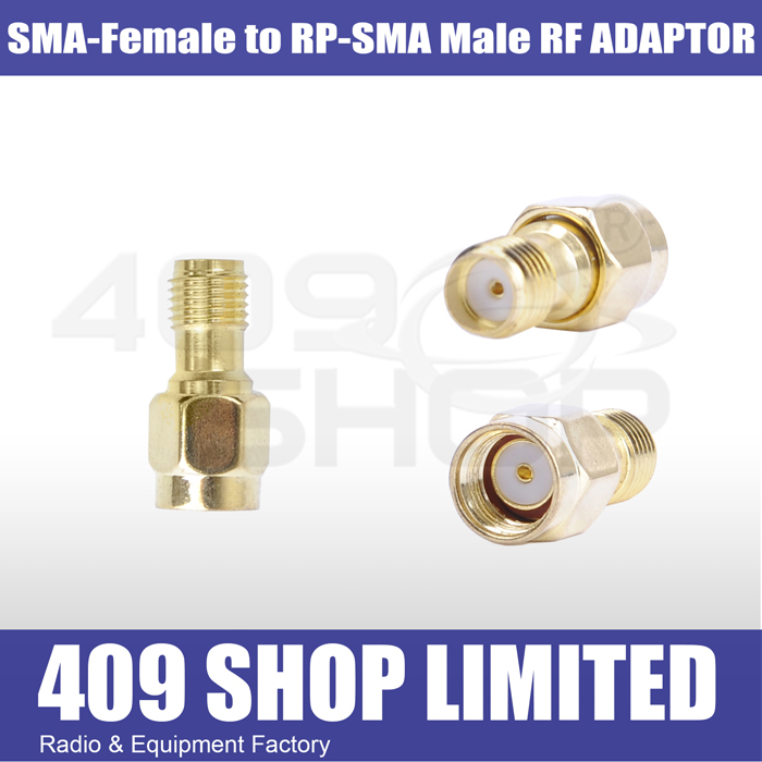 SMA Female outer screw hole to RP-SMA male internal screw hole RF Adaptor