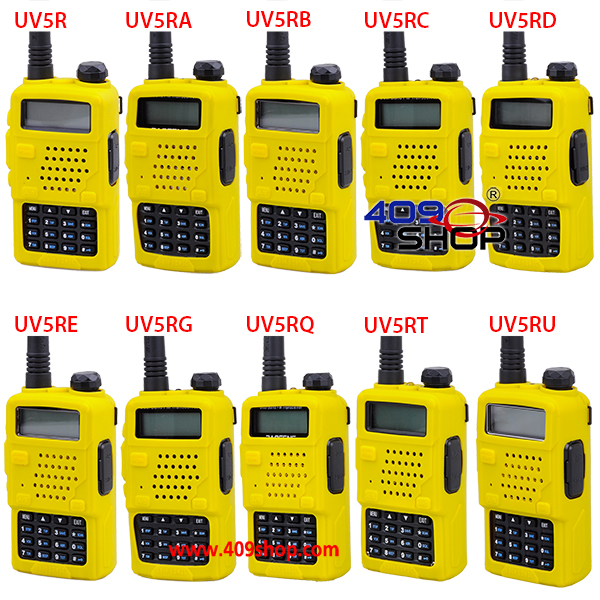 SC41Y UV5R Yellow Plastic Case UV5R Series