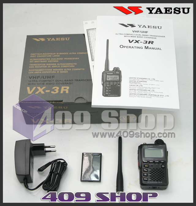 YAESU VX-3R DUAL-BAND WORLD SMALLEST 409shop,walkie-talkie 