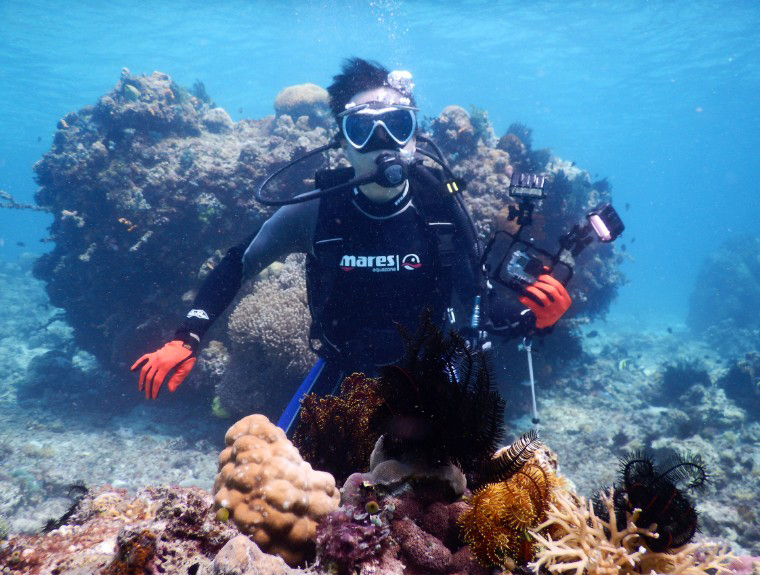 Mr. Chan go to Diving in Anilao